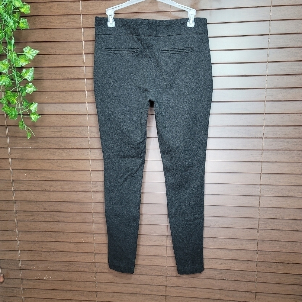 Hilary Radley Pull On Skinny Stretch Women's Dark Gray Pants Size Medium - Picture 2 of 11